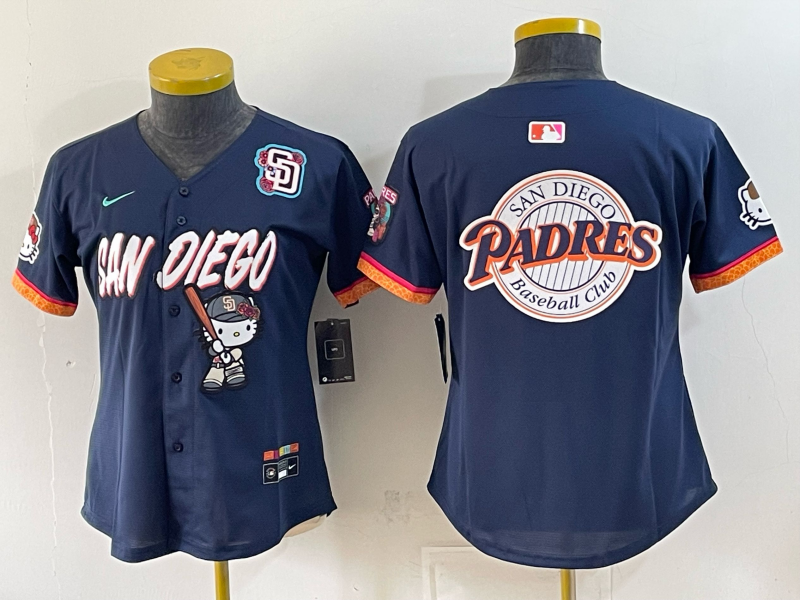 women San Diego Padres blank blue Nike 2026 MLB Jersey 0831009